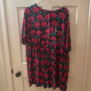 Vintage Marimekko Flower Tulip Mini Dress